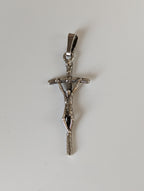 Silver Steed Crucifix Silver Pendant
