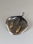Silver Steed Extravagant Leaf & Stems Silver Pendant