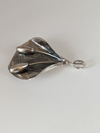 Silver Steed Extravagant Leaf & Stems Silver Pendant