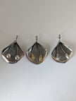 Silver Steed Extravagant Leaf & Stems Silver Pendant