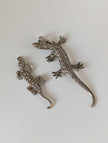 Silver Steed Detailed Lizard Silver Pendant