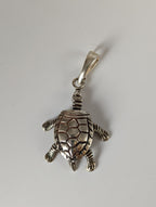 Silver Steed Tortoise Silver Pendant