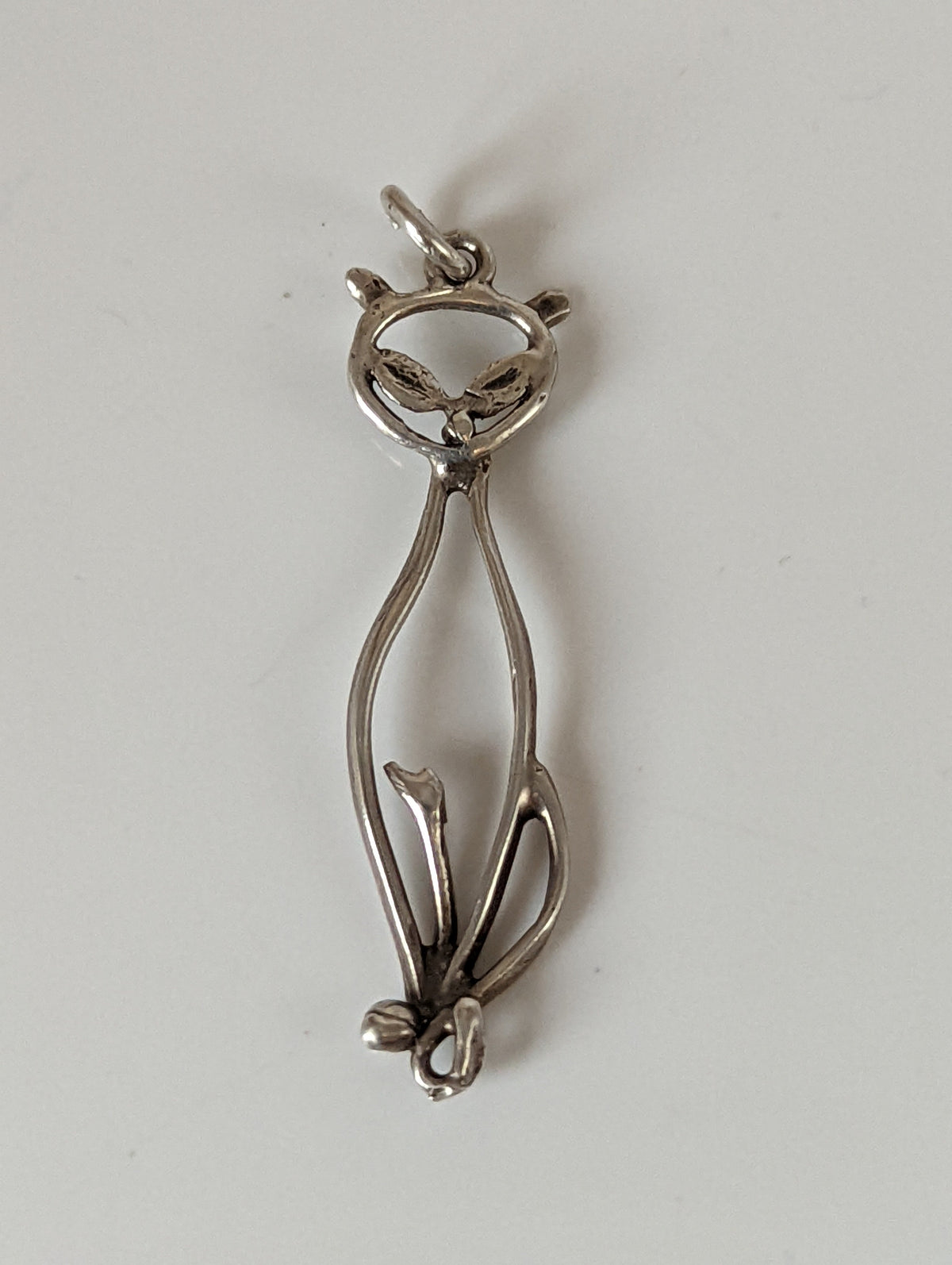 Silver Steed Feline Silver Pendant