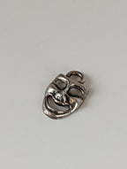 Silver Steed Comedy Silver Pendant