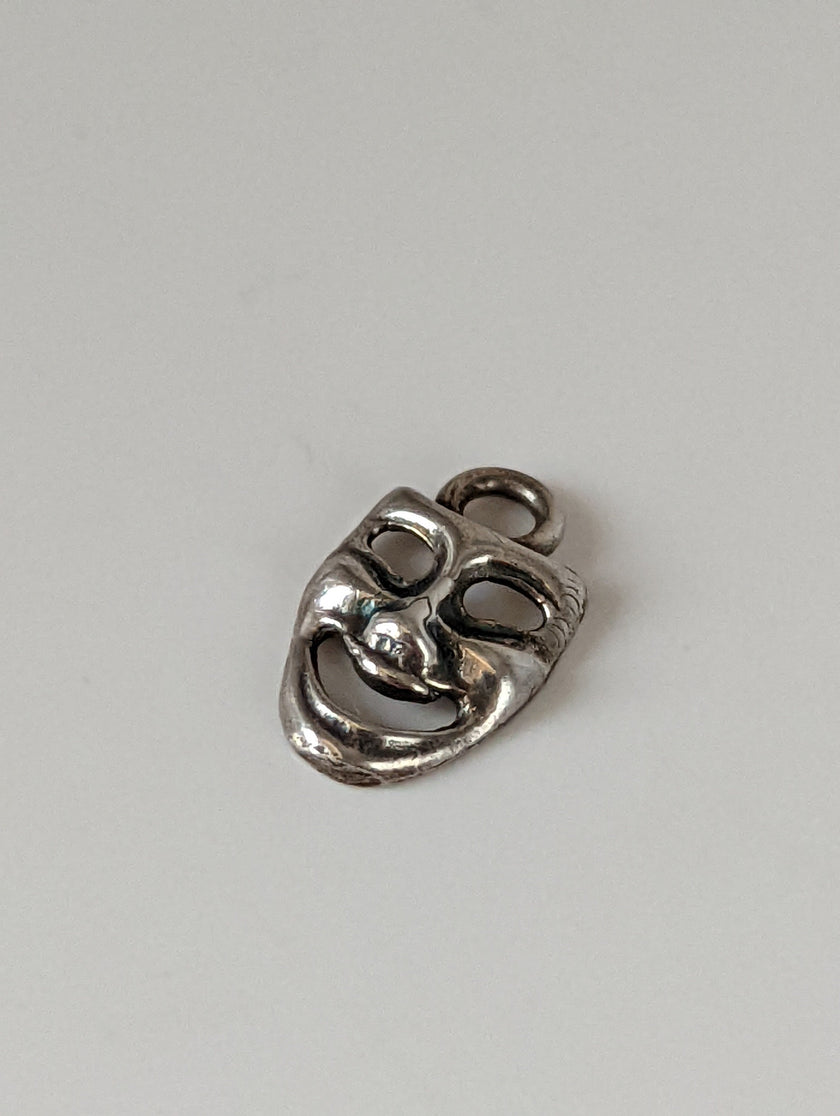 Silver Steed Comedy Silver Pendant