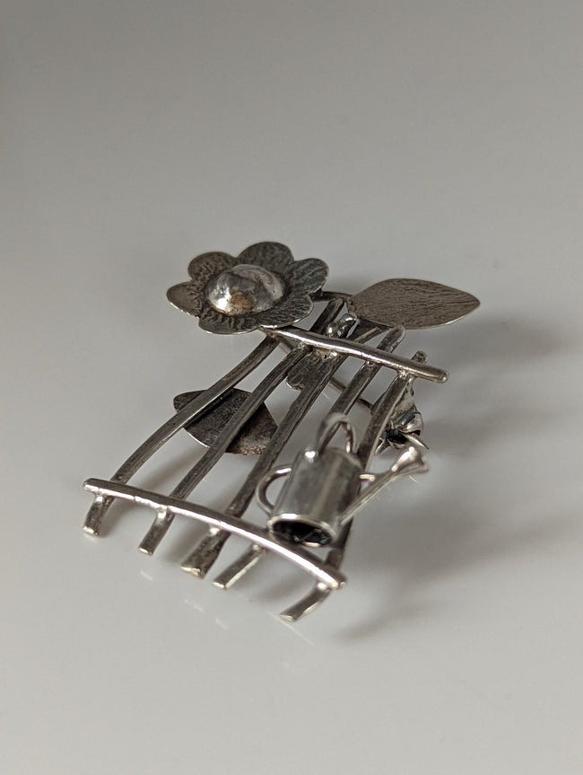 Broche en argent « Cheval d'argent »