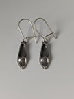Silver Steed Slipper Silver Dropped Earrings
