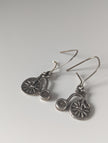 Silver Steed Penny Farthing Bike Dropped Earrings