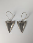 Silver Steed Shamrock Leaf Dropped Earrings