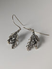 Silver Steed Acorn, Oak Leave Dropped Earrings