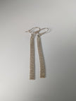 Silver Steed Curtain Dropped Earrings