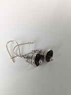 Silver Steed Bells Dropped Earrings