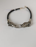 Silver Steed Horse Head Link Bracelet