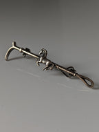 Silver Steed Running Horse Brooch / Stock Tie Pin