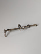 Silver Steed Running Horse Brooch / Stock Tie Pin