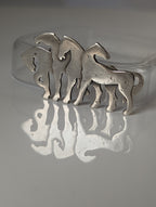Silver Steed Signature Silver Herd Silver Brooch / Stock Tie Pin
