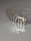 Silver Steed Signature Silver Herd Silver Brooch / Stock Tie Pin