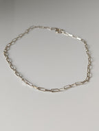 Silver Steed Slim Link Silver Bracelet