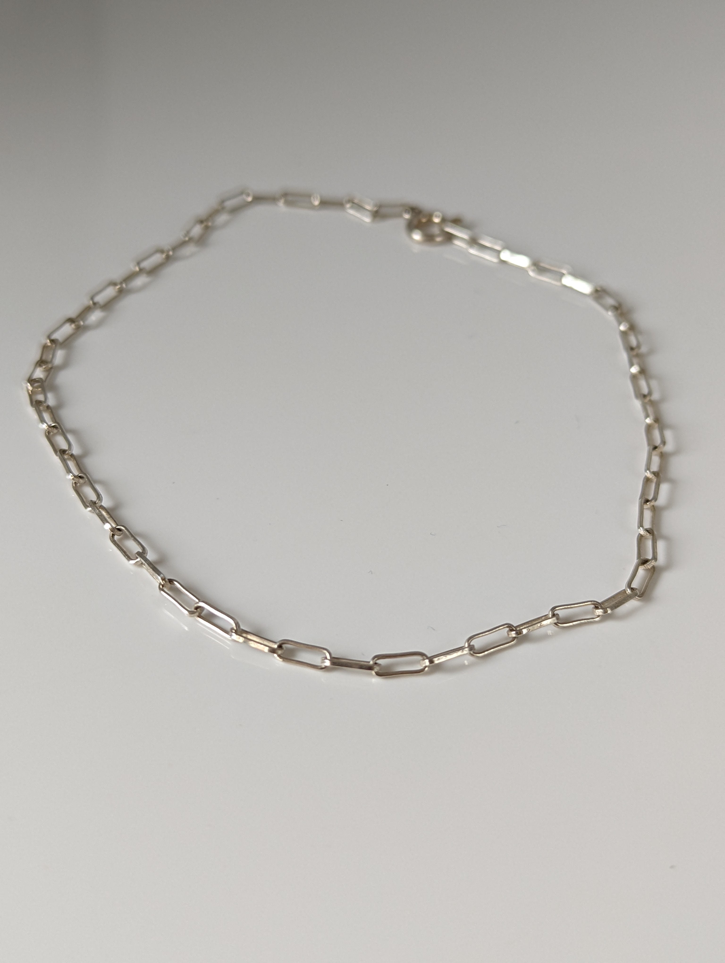 Silver Steed Slim Link Silver Bracelet