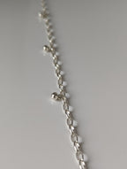 Silver Steed Chain with Ball Charms Silver Bracelet