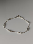 Silver Steed Delicate Ball Silver Bracelet