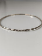Silver Steed Slim Vine Silver Bangle