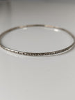 Silver Steed Slim Vine Silver Bangle