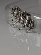 Silver Steed Stallion Silver Pendant