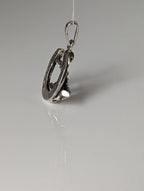 Silver Steed Oak & Horseshoe Silver Pendant