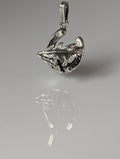 Silver Steed Oak & Horseshoe Silver Pendant