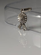 Silver Steed Rosette Silver Pendant