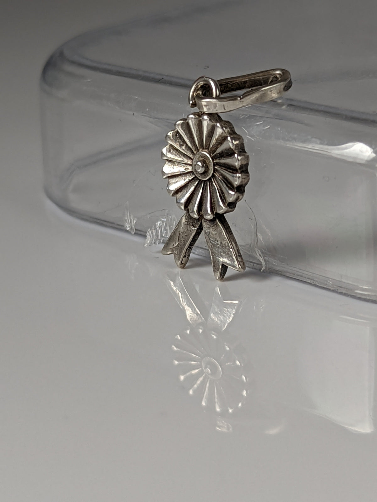 Silver Steed Rosette Silver Pendant