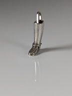 Silver Steed Riding Boot Pendant