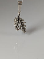 Silver Steed Oak Leaf Silver Pendant