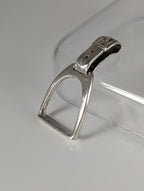 Silver Steed Stirrup Silver Pendant