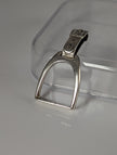 Silver Steed Stirrup Silver Pendant