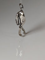 Silver Steed Hindquarters Silver Pendant