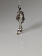 Silver Steed Hindquarters Silver Pendant