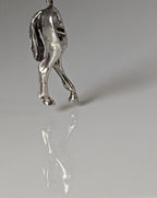 Silver Steed Hindquarters Silver Pendant