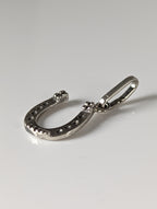 Silver Steed Lucky Horseshoe Silver Pendant