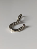 Silver Steed Lucky Horseshoe Silver Pendant