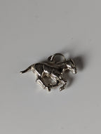 Silver Steed Galloping Horse Silver Pendant