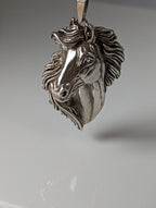 Silver Steed Signature Horse head Pendant