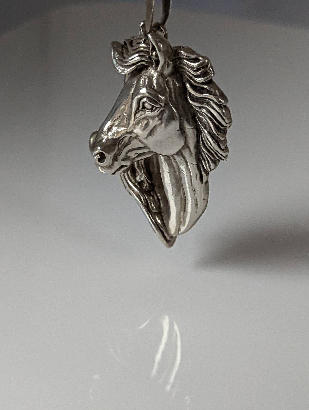 Silver Steed Signature Horse head Pendant