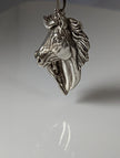 Silver Steed Signature Horse head Pendant