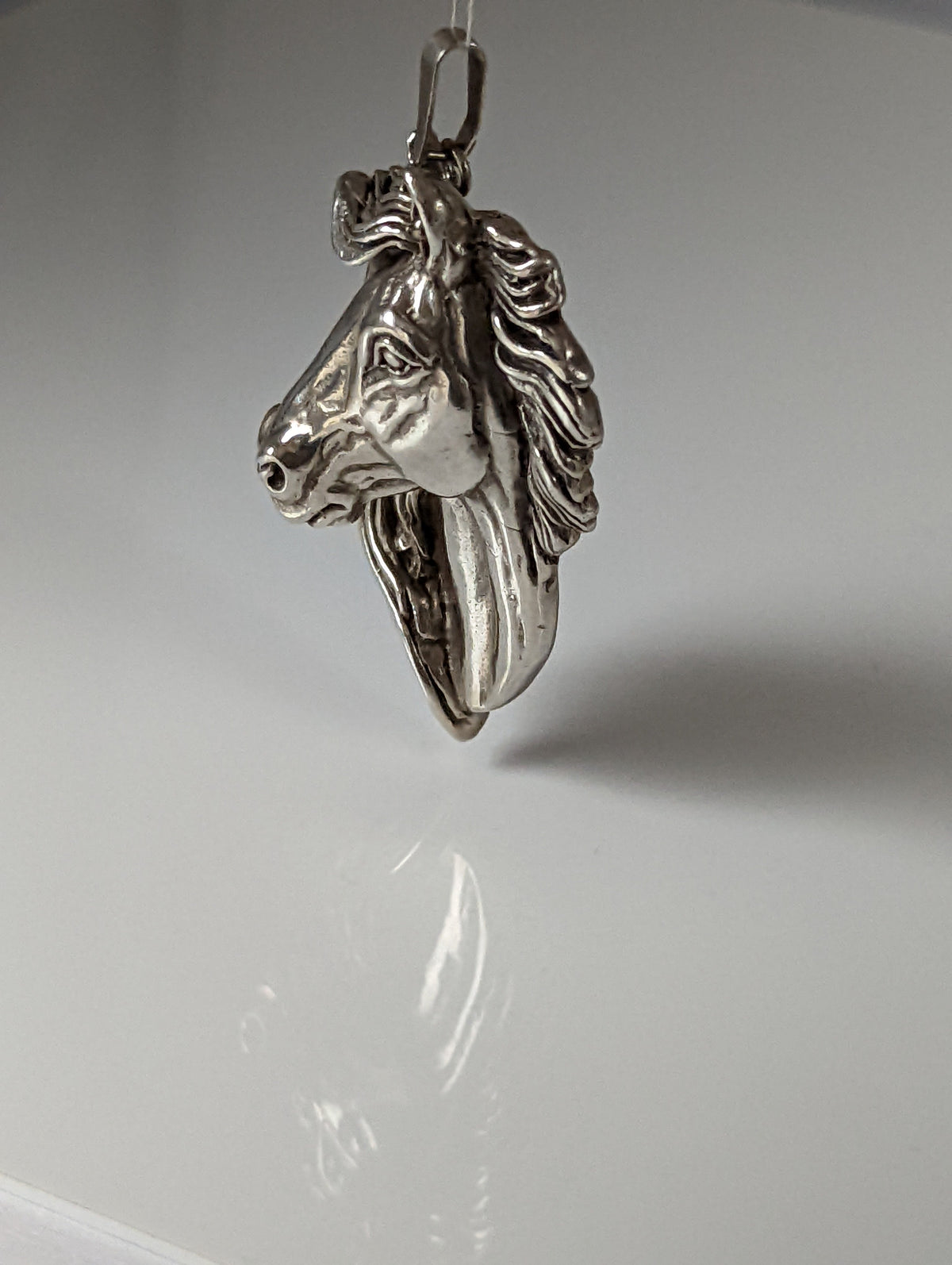 Silver Steed Signature Horse head Pendant