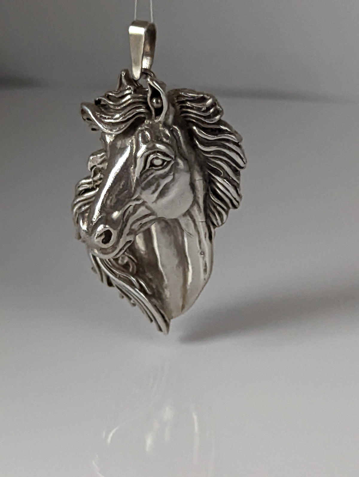 Silver Steed Signature Horse head Pendant