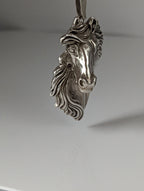 Silver Steed Signature Horse head Pendant