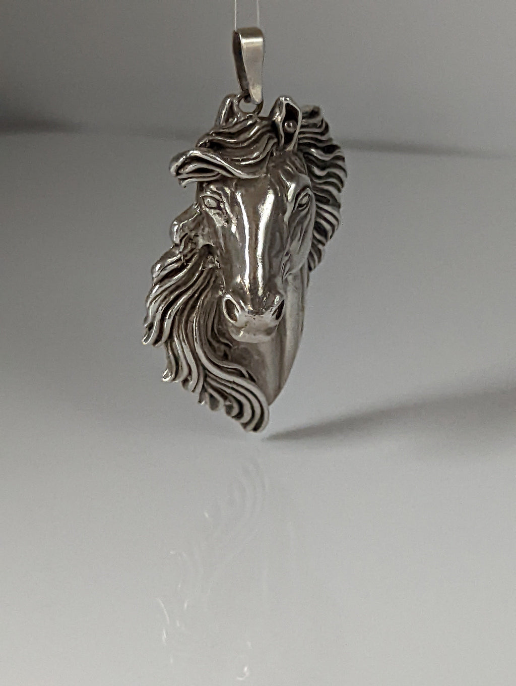 Silver Steed Signature Horse head Pendant