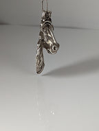 Silver Steed Signature Horse head Pendant